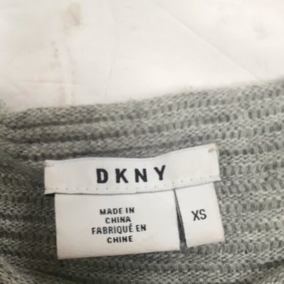 DKNY Color Block Ribbed Knit Sweater Cashmere Blend Boat Neck Oversized Minimal - Picture 8 of 16